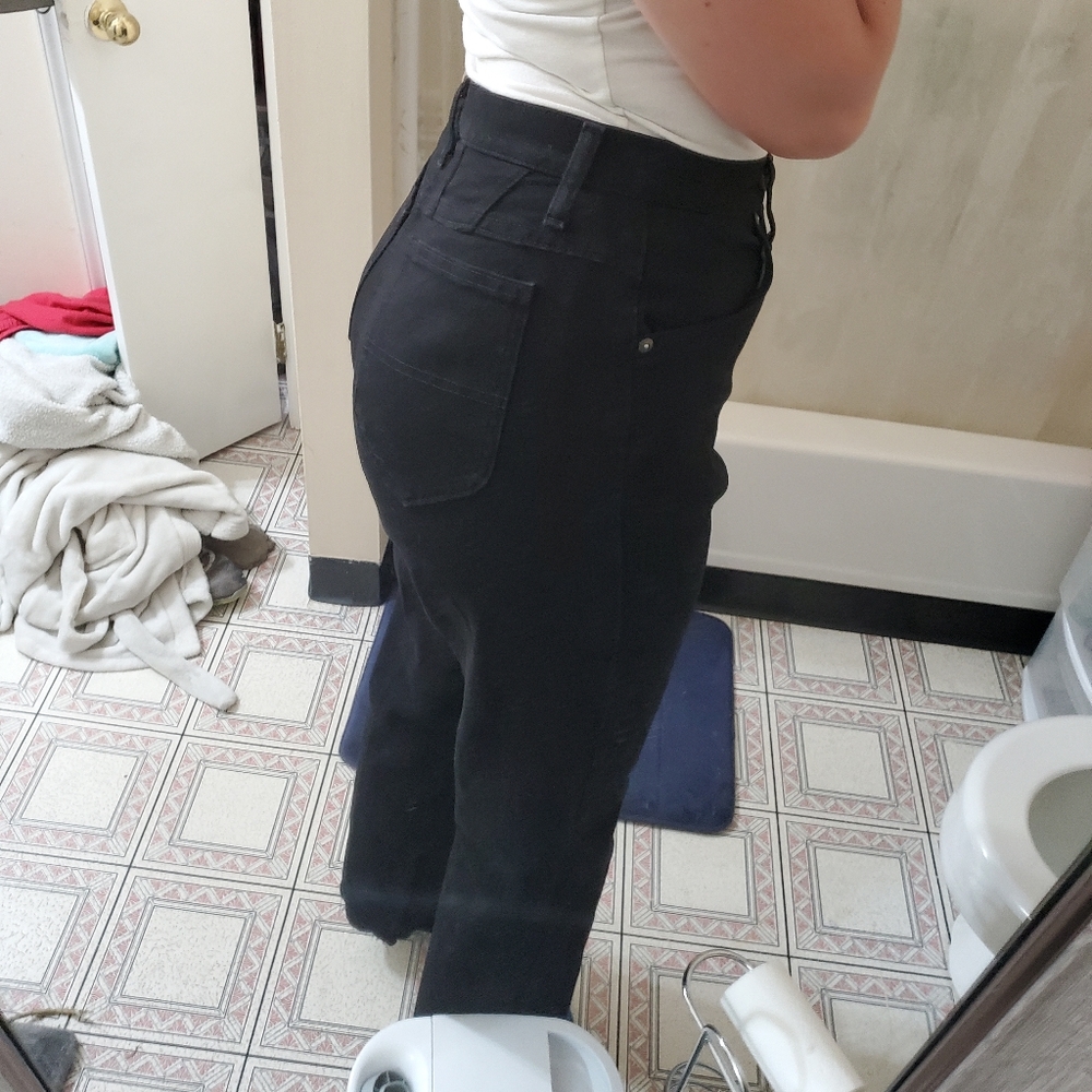 Black Denim Mom Jeans - Picture 10 of 10